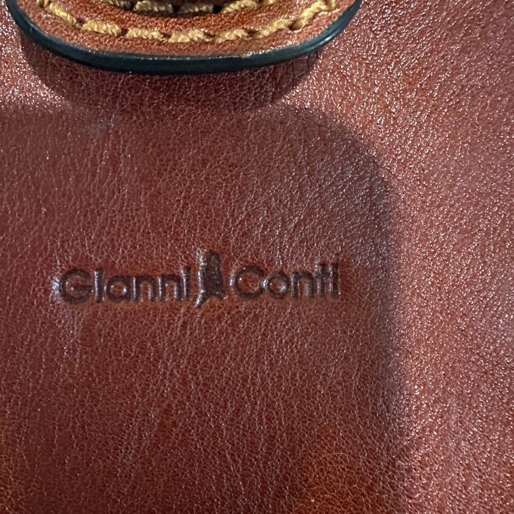 Gianni Conti - Italian leather Gladstone bag, Italian leather & retro hardware - Picture 5 of 14